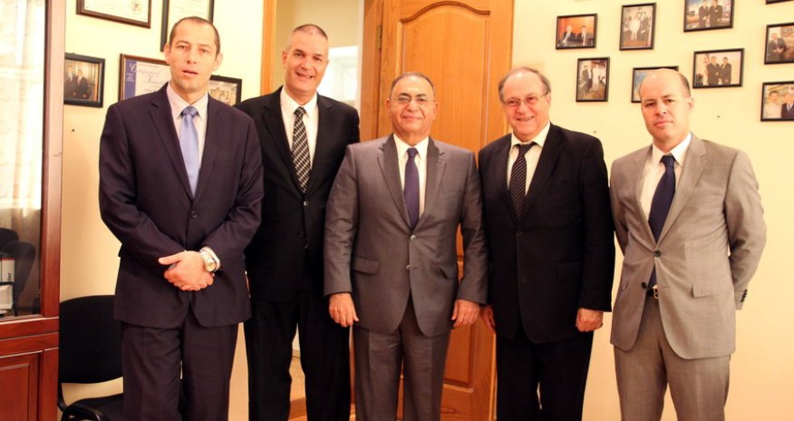 Asim Mollazade meets Israeli diplomats