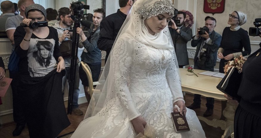 Bride was forced to marry Chechen police chief after 'he threatened her with kidnap'