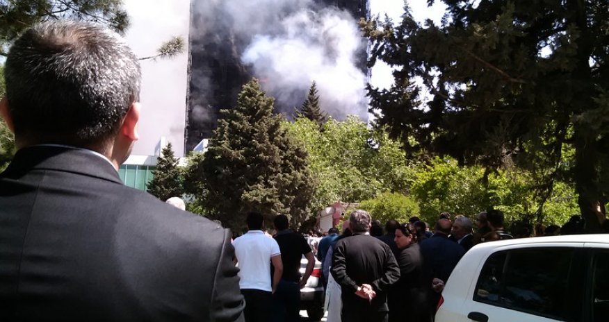UPDATE 2 - Fire destroys Baku apartment building, killing at least 16