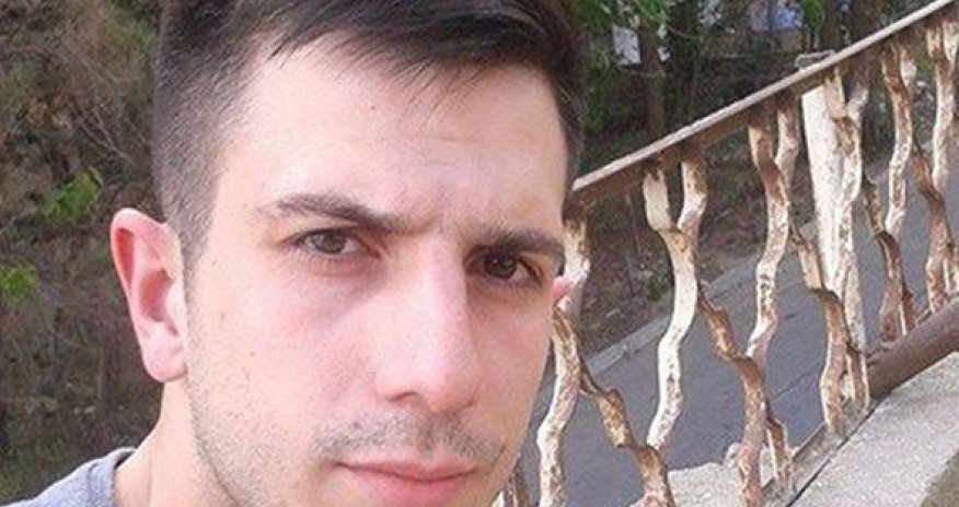 Yanan binadan özünü aşağı atan şəxsin kimliyi məlum oldu - FOTOLAR