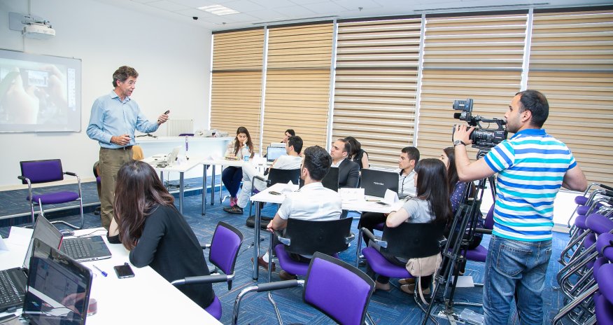 Mobile Media Training from Azercell for the students of BSU, Faculty of Journalism