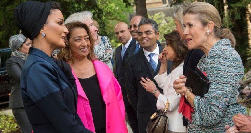 Muslims 'dehumanised' warns Qatar's Sheikha Moza