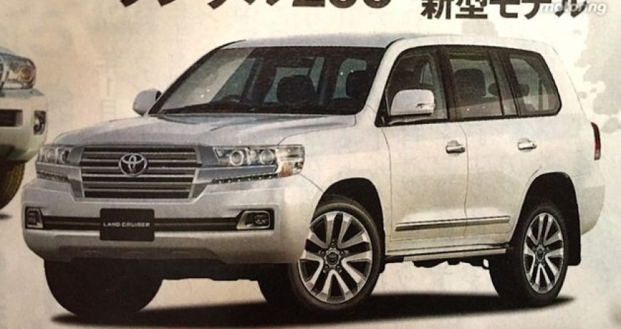 Фото новых Toyota Land Cruiser и Lexus LX