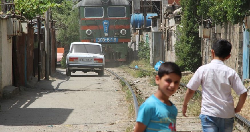 Uşaqların və qatarların dostluq məkanı: Bakı “Şanxayı” - FOTOLAR