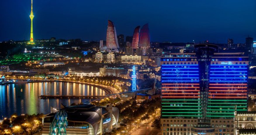 Маршрут факела первых Евроигр в Баку