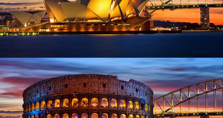 Bizarre design project reveals what iconic sights would look like in the wrong cities