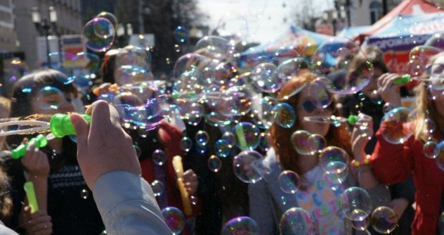 Пройдет Фестиваль мыльных пузырей