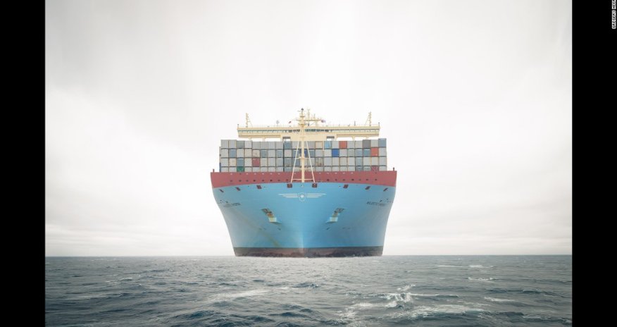 Rare images of a 'rock star' mega-ship