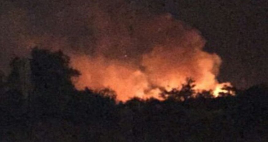 Пожар на бакинском заводе