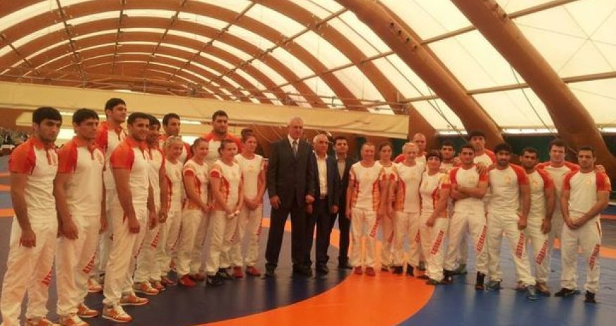 Азербайджанские борцы на Евроиграх