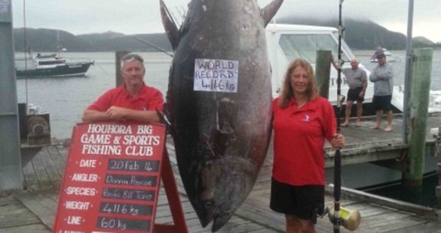 'Many people think women can't fish. Guess I proved them wrong