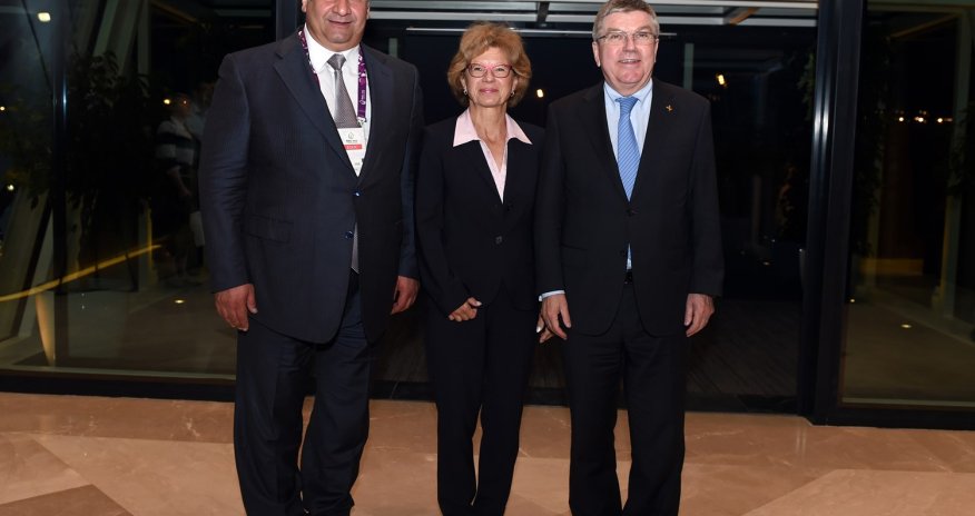 IOC president arrives in Baku for opening ceremony