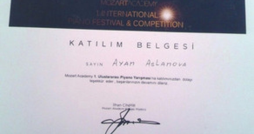 Azərbaycanlı şagird beynəlxalq müsabiqənin qalibi oldu