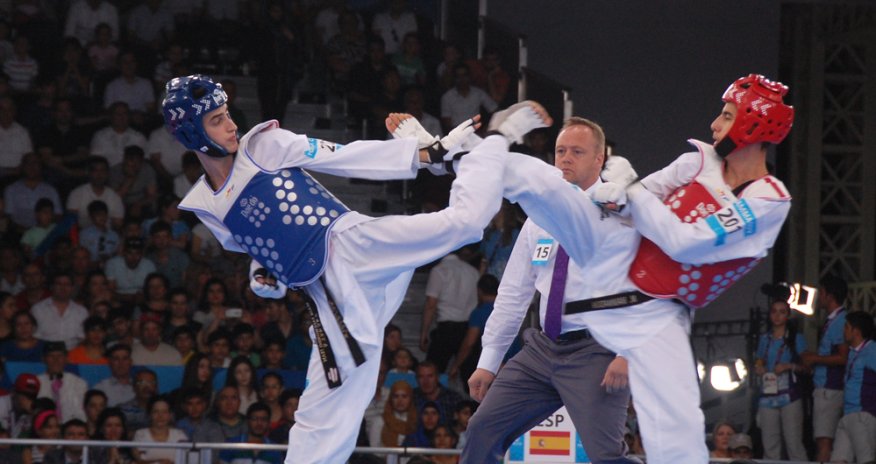 Второй день соревнований по тхэквонодо