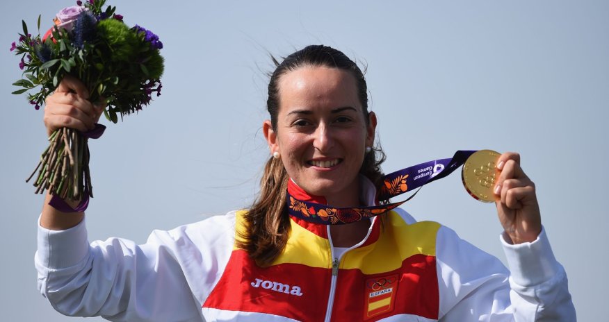 Shooter Fatima Galvez earns gold for Spain