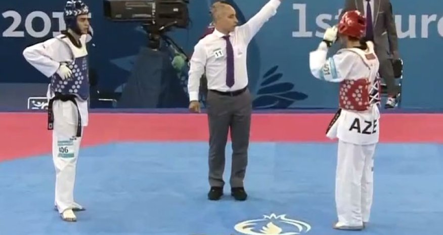 Азербайджанский таэквондист вышел в полуфинал