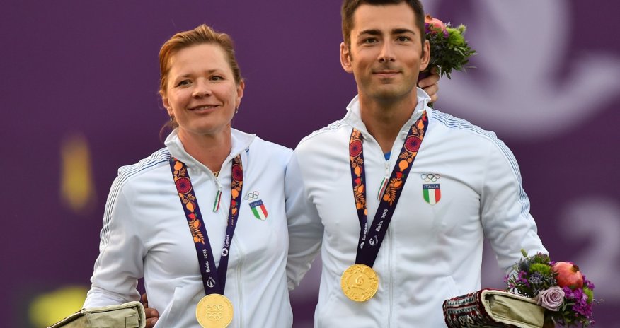 Archers win Italy's first gold medal of the European Games