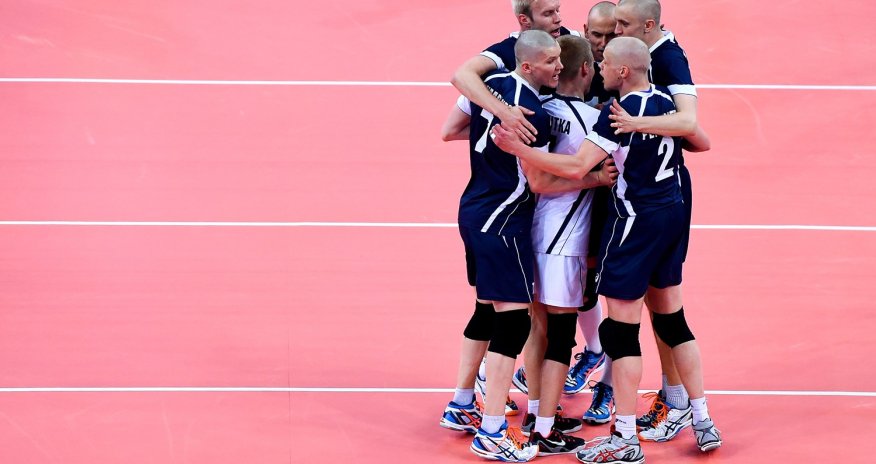 The bald facts about Finland's Volleyball team