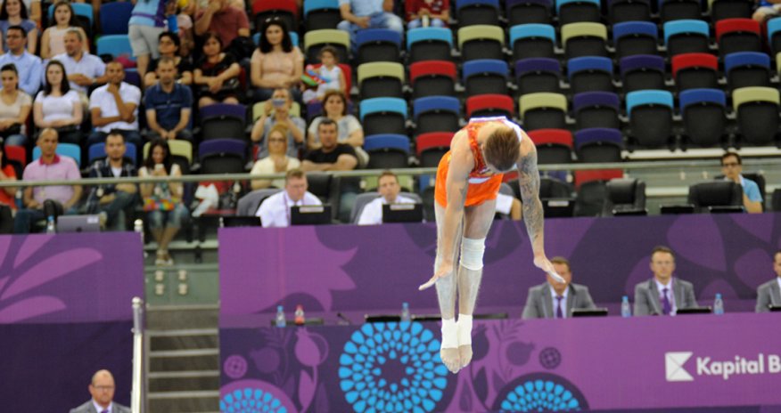 Азербайджанский гимнаст Олег Степко завоевал 