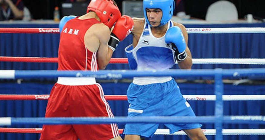 Азербайджанский тхэквондист в финале