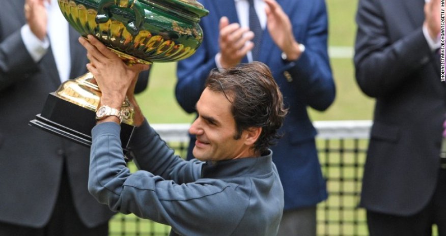 Eighth Halle title for Roger Federer