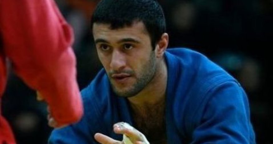 Азербайджанский самбист в финале