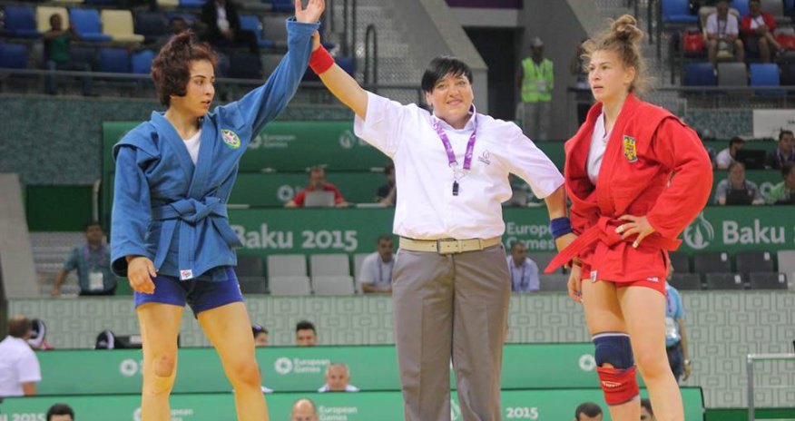 Азербайджанские самбисты в финале