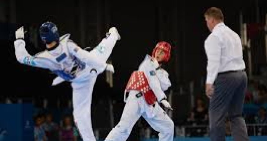 Азербайджанский тхэквондист в полуфинале