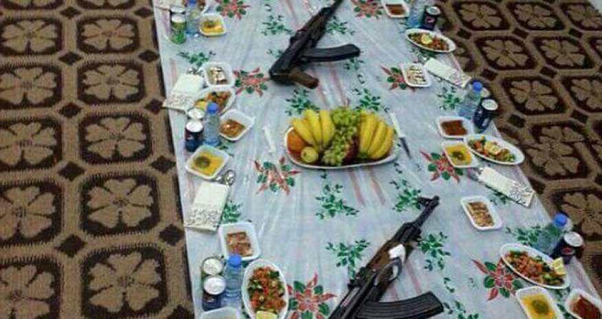 ISIS fanatics feast while their subjects starve