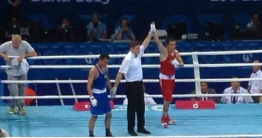 Daha bir boksçumuz yarım finalda - FOTOLAR