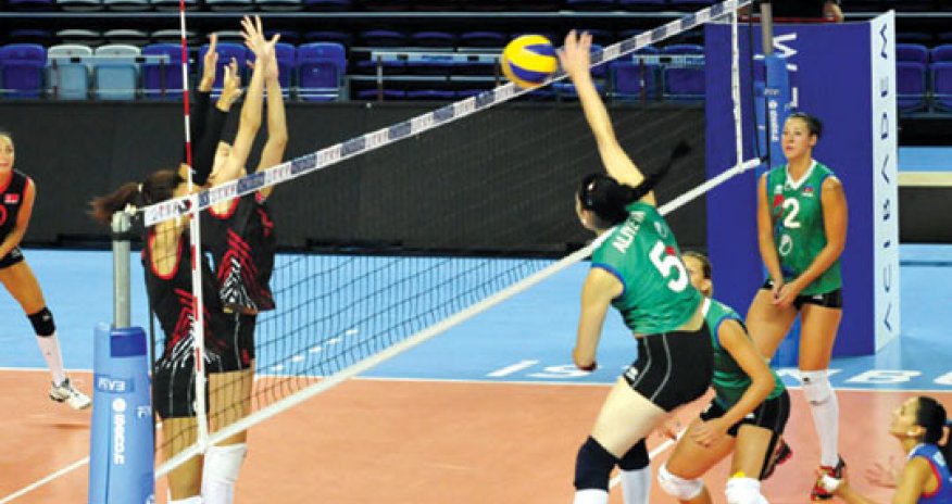 Азербайджанские волейболистки вышли в полуфинал Евроигр