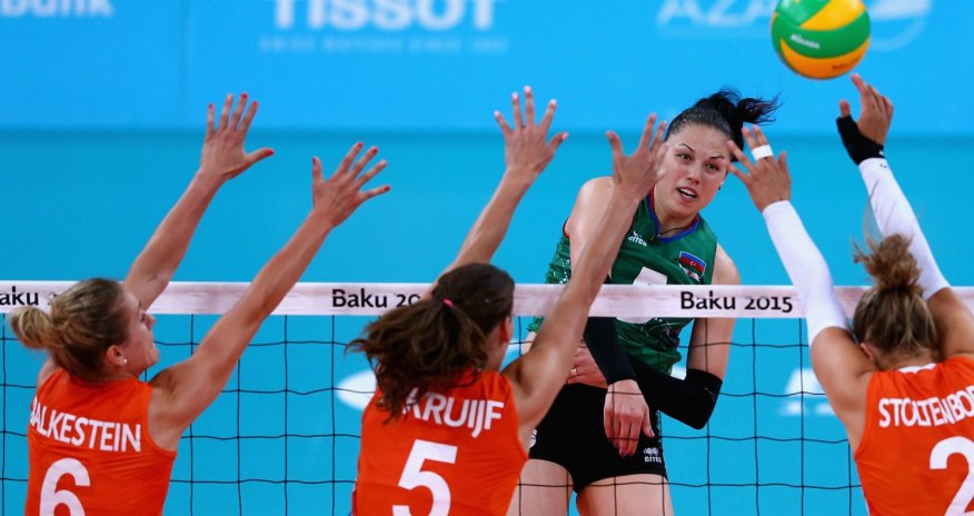 Azerbaijan and Serbia advance to women's Volleyball semis