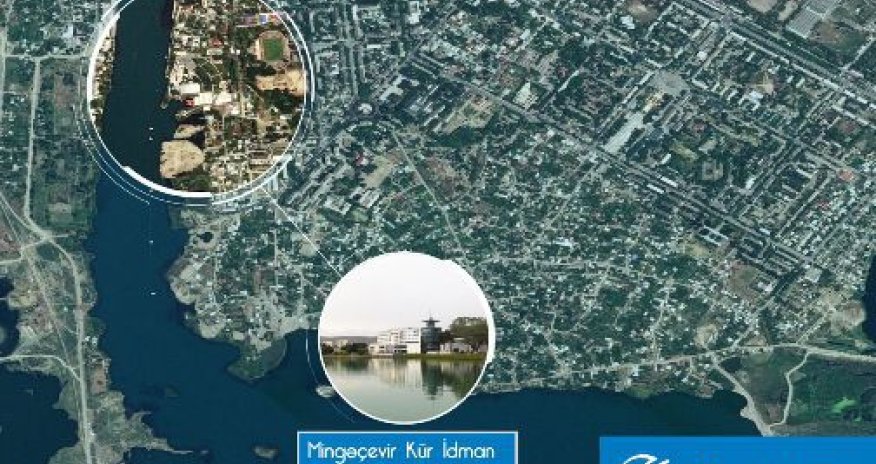 Олимпийские объекты Азербайджана с космоса