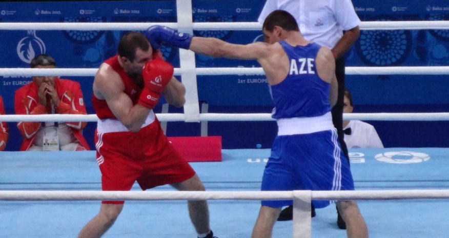 Азербайджанский боксер в финале