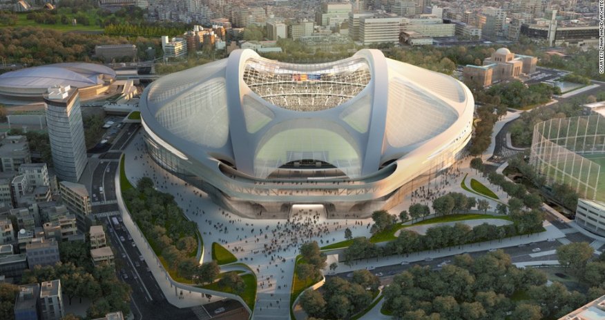 Japan in twist over controversial 'bike helmet' design for Olympic stadium