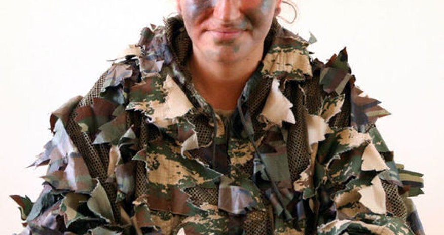 Женщины-снайперы азербайджанской армии