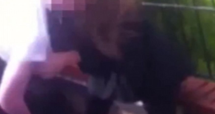 Horrifying video captures schoolgirl's savage attack on her 13-year-old classmate