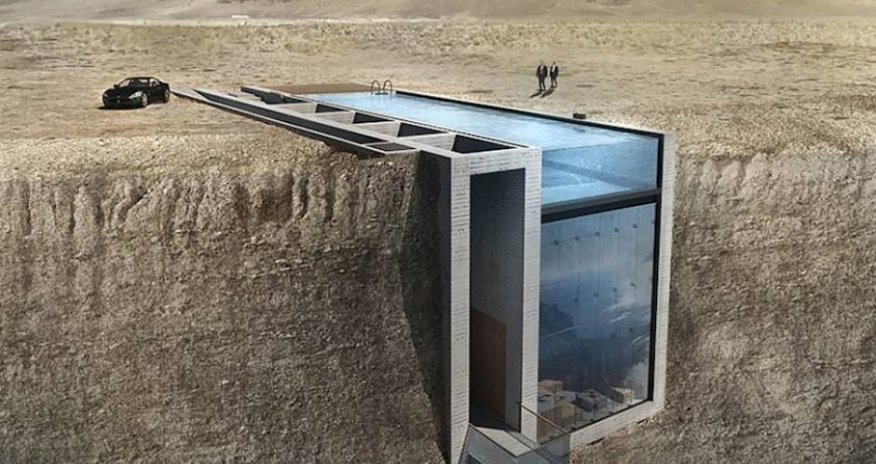 Casa Brutale: the concrete cliff-face villa