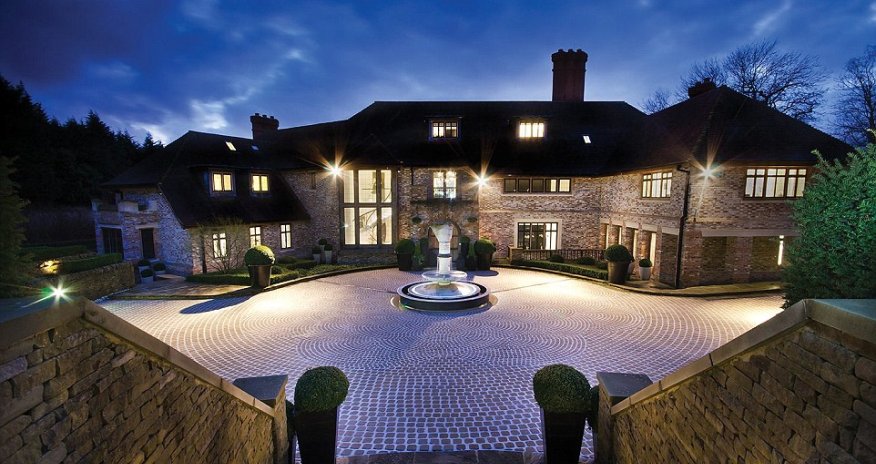 Mansion goes up for sale for £20million