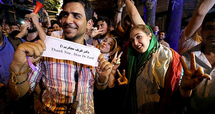 Iranians take to Tehran streets to hail nuclear deal