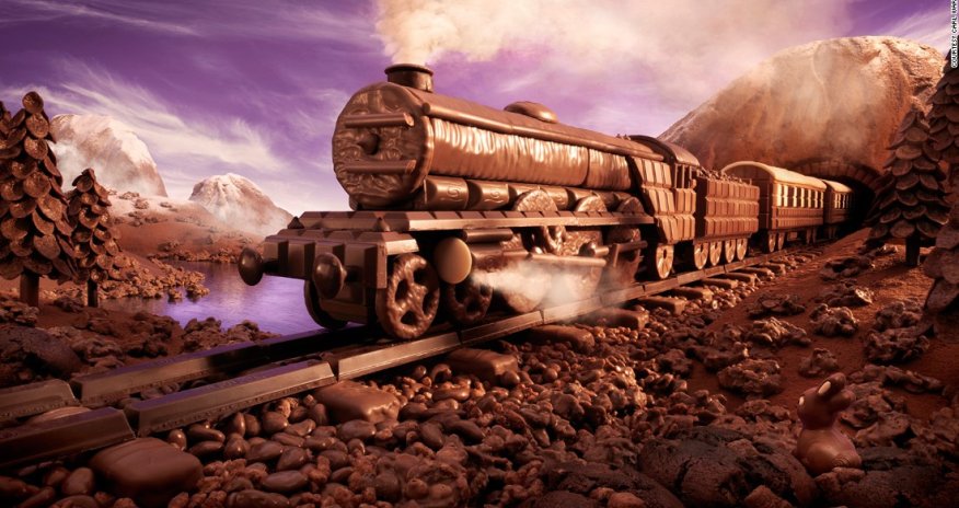 Photographer creates incredible landscapes out of food