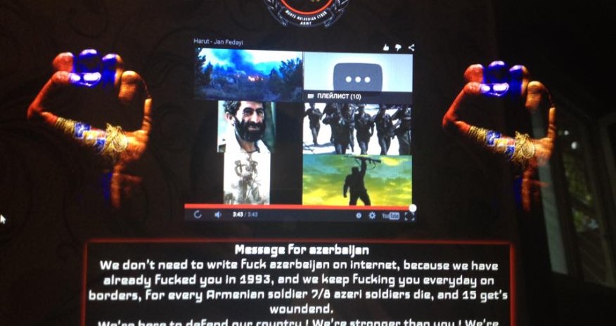 Erməni hakerlər ANN.Az saytına hücum etdi - Fotolar