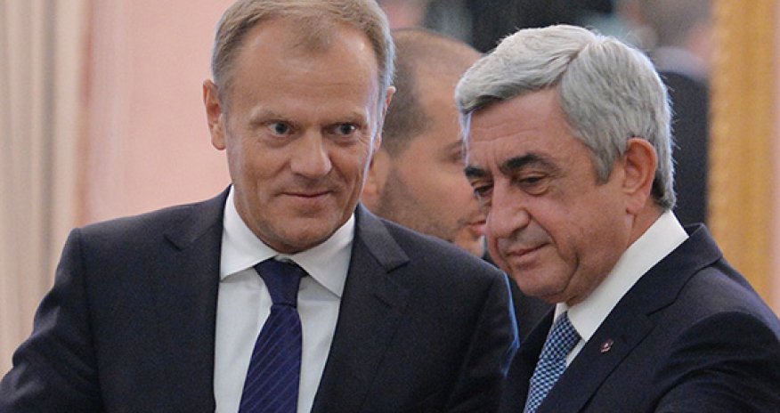 Peaceful resolution of Karabakh conflict priority for EU, Tusk says