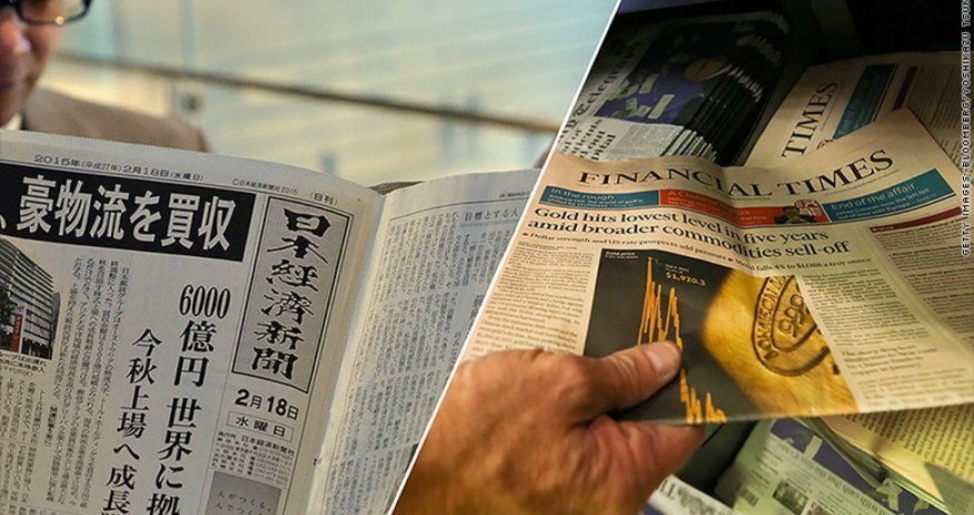 Financial Times sold to Japan's Nikkei for $1.3 billion
