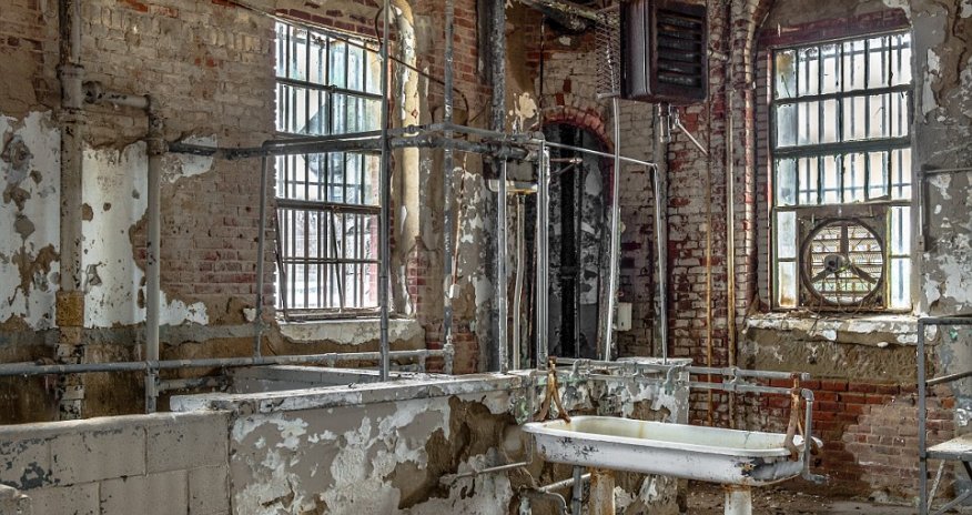 Inside the haunted remains of prison used to film Shawshank Redemption