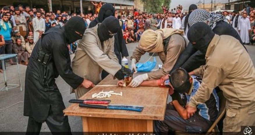 ISIS thugs chop off suspected robber's hand