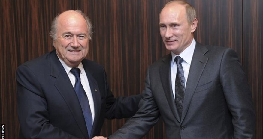 Sepp Blatter deserves Nobel Prize, says Vladimir Putin