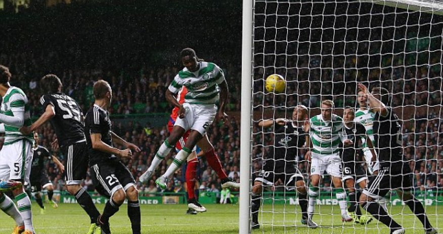 Late goal from Dedryck Boyata hands victory to Celtic vs Qarabag