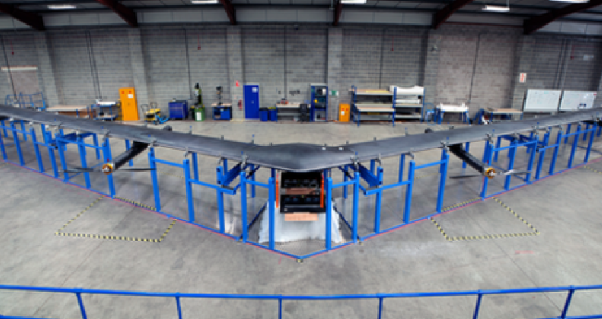 Facebook builds drone for internet access
