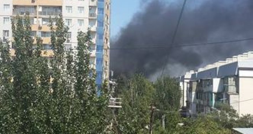 Пожар в Баку
